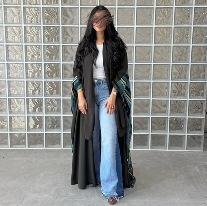 Olive green with back pattern